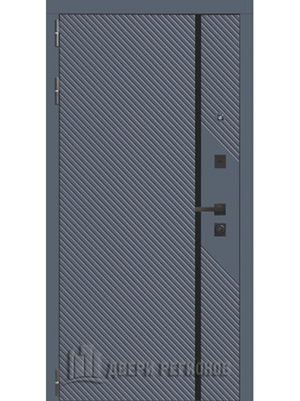 Дверь входная 3K YoDoors-16, цвет velluto oscure ag 710, панель - 3k yodoors-16 цвет velluto bianco ag 701