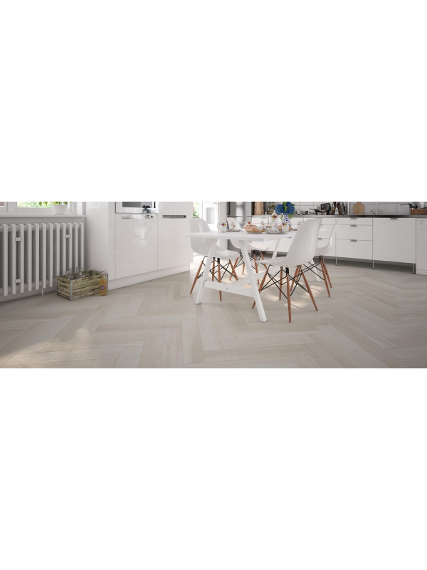 Виниловая плитка Firmfit Herringbone Дуб белый