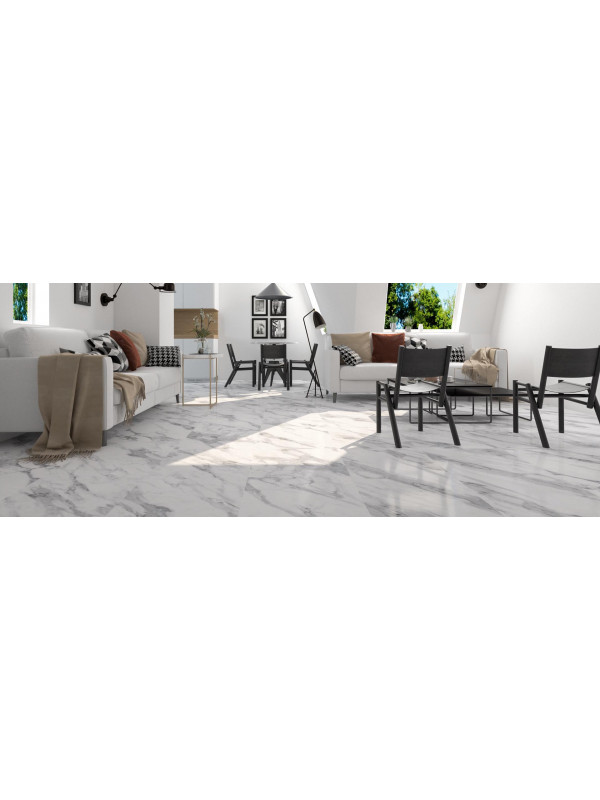 Виниловая плитка Firmfit Tiles Мрамор серый