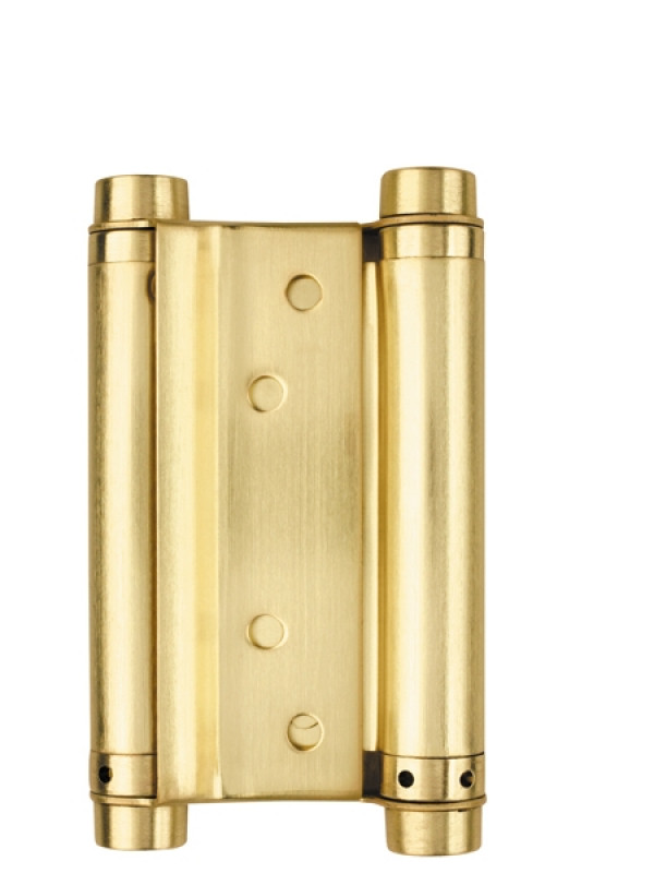 Петля Armadillo (Армадилло) пружинная двусторонняя BH470SS (100*70*1.5) SG (DAS SS 201-4") мат. золото