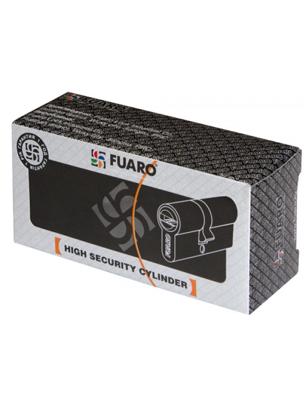 Цилиндровый Fuaro (Фуаро) механизм 100 CA 80 mm (35+10+35) CP хром 3 кл.