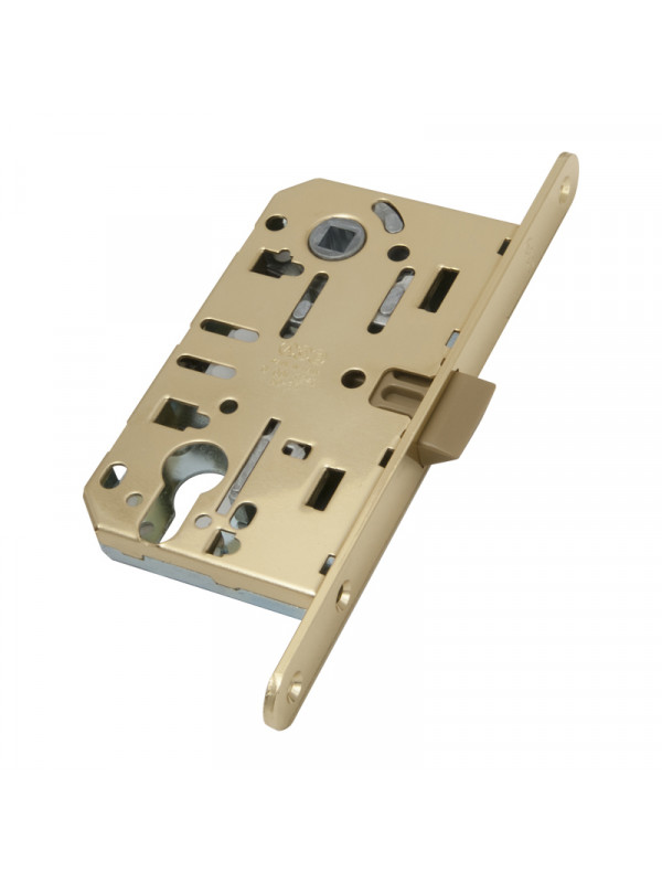 Корпус замка AGB (АГБ) под цилиндр MEDIANA EVOLUTION B01103.50.03.567 с отв. планкой B01000.13 (латунь)