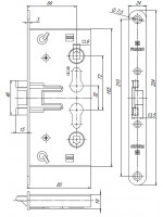 Корпус Fuaro (Фуаро) врезного замка c защёлкой FP.C-65.72-0432 (FL-0432), Выбор торговой точки