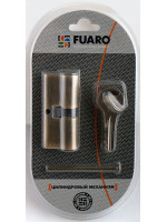 Цилиндровый Fuaro (Фуаро) механизм R300/70 mm-BL (30+10+30) CP хром 5 кл. БЛИСТЕР