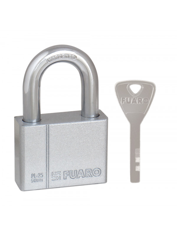 Замок Fuaro (Фуаро) навесной PL-PROTEC-2550 4 fin key (PL-2550) фин. /блистер
