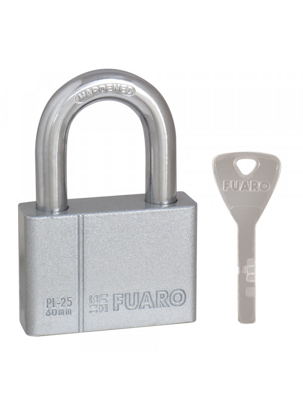 Замок Fuaro (Фуаро) навесной PL-PROTEC-2560 4 fin key (PL-2560) фин. /блистер