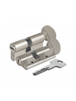 Цилиндровый механизм Kale kilit (Кале килит) с вертушкой 164 DBM-E/80 (35+10+35) mm никель 5 кл.