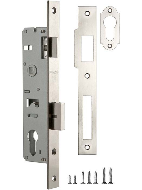 Корпус Fuaro (Фуаро) узкопрофильного замка с защелкой PROF153-30/85 (153-30/85) CP хром
