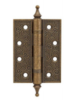 Петля Armadillo (Армадилло) универсальная Castillo CL 500-A4 102x76x3,5 OB Античная бронза
