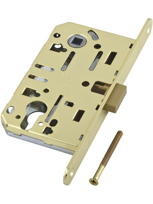 Корпус AGB (АГБ) врезного замка магнитный под цилиндр MEDIANA POLARIS B06103.50.03 (латунь)