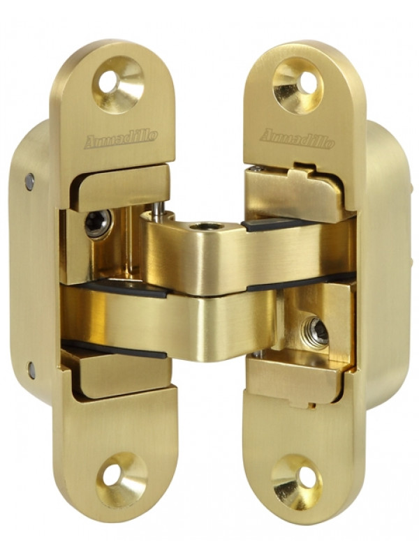 Петля Armadillo (Армадилло) скрытой установки U3D6200R SG правая (Architect 3D-ACH 60) мат. золото 60 кг