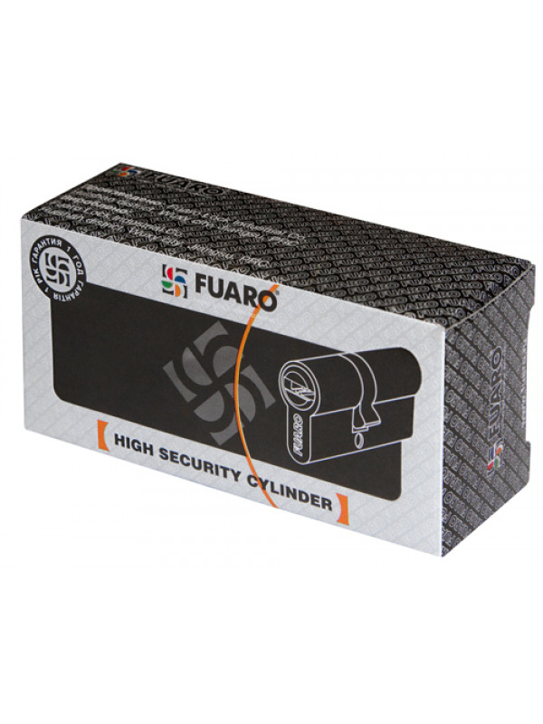 Цилиндровый Fuaro (Фуаро) механизм 100 CA 62 mm (26+10+26) CP хром 5 кл.