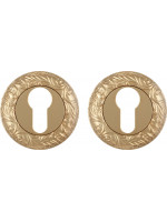 Накладка Fuaro (Фуаро) под цилиндр ET.R.SM58 (ET SM) GOLD-24 золото24К