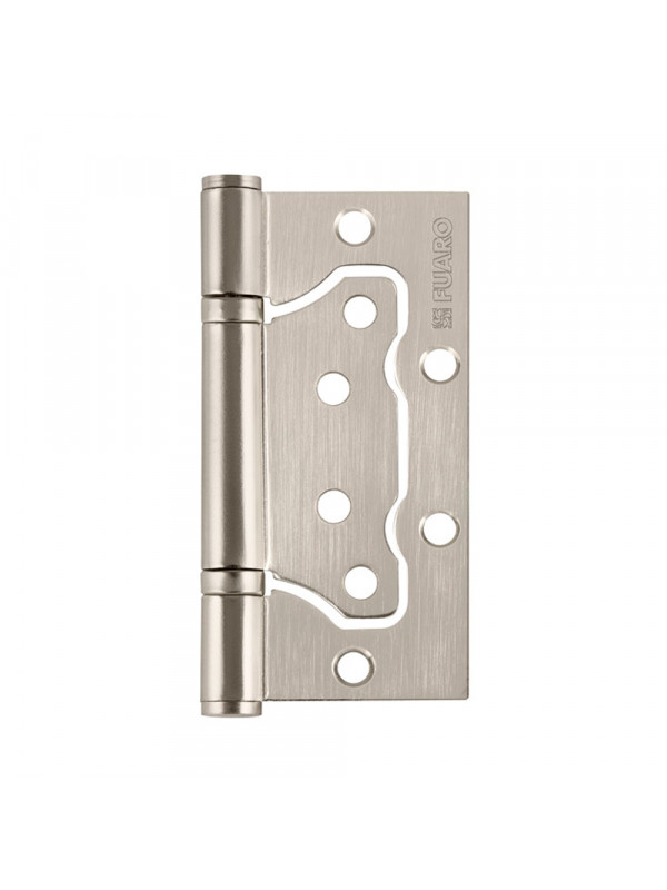 Петля Fuaro (Фуаро) универсальная без врезки IN4300W SN (300-2BB 100x2,5) мат. никель