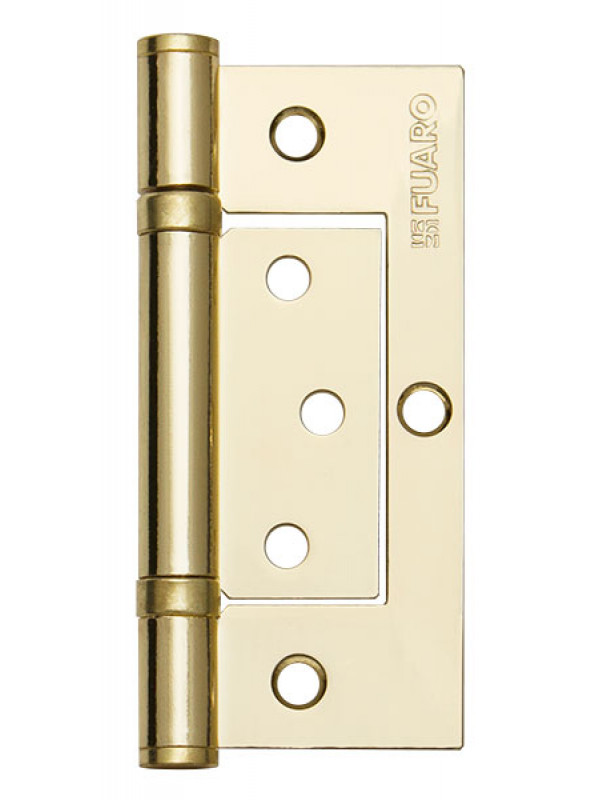 Петля Fuaro (Фуаро) универсальная без врезки 300-2BB/BL 100x2,5 PB (латунь) БЛИСТЕР