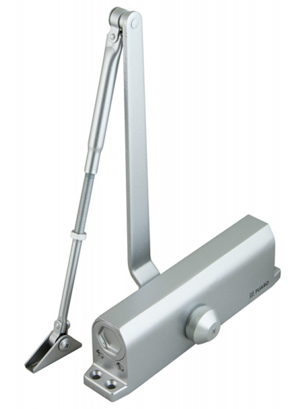 Доводчик Fuaro (Фуаро) дверной DC20-6W (DC-206W) AL до 160 кг (алюминий)