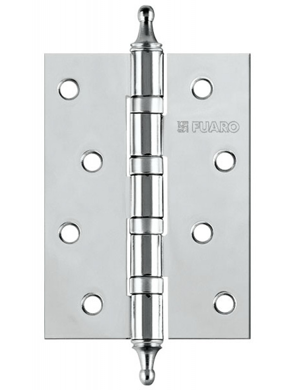 Петля Fuaro (Фуаро) универсальная IN4400UA-BL CP (4BB/A/BL 100x75x2,5) хром БЛИСТЕР