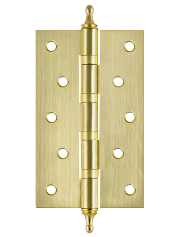 Петля Fuaro (Фуаро) универсальная IN5400UA-BL SB (4BB/A/BL 125x75x2,5) мат. золото БЛИСТЕР