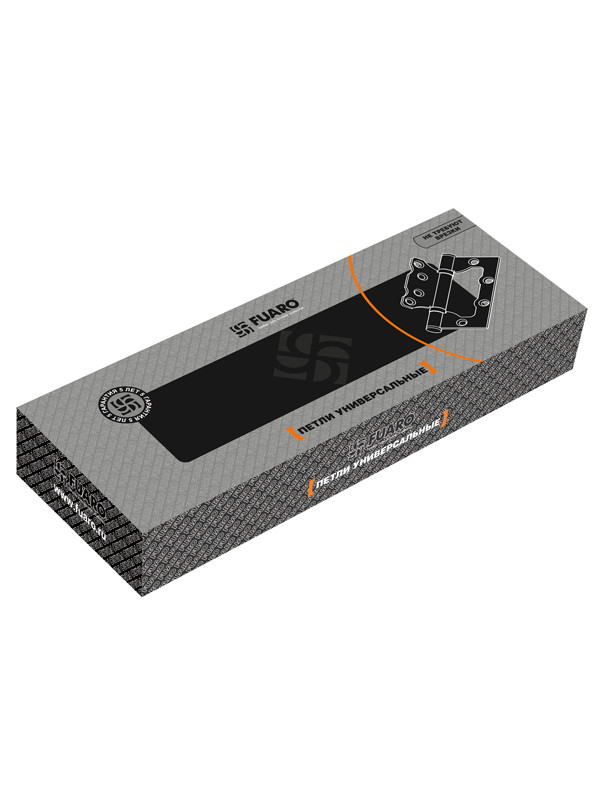 Петля Fuaro (Фуаро) универсальная без врезки IN4500W AC (500-2BB 100x2,5) медь