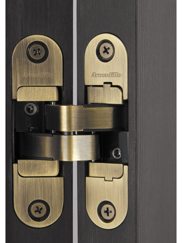 Петля Armadillo (Армадилло) скрытой установки U3D4200R AB правая (Architect 3D-ACH 40) бронза 40 кг