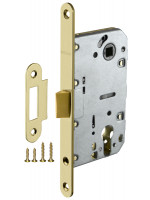 Корпус Fuaro (Фуаро) врезного замка c защёлкой PLASTP85C-50 (P85C-50) SG матовое золото