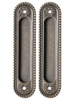 Ручка Armadillo (Армадилло) для раздвижных дверей SH.CL152.010 (SH010/CL) AS-9 античное серебро