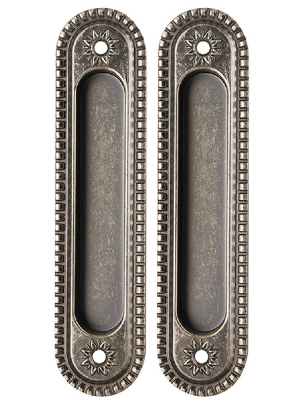 Ручка Armadillo (Армадилло) для раздвижных дверей SH.CL152.010 (SH010/CL) AS-9 античное серебро