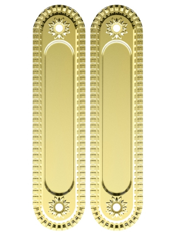 Ручка Armadillo (Армадилло) для раздвижных дверей SH.CL152.010 (SH010/CL) GOLD-24 золото 24К