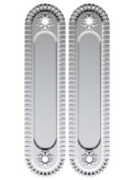 Ручка Armadillo (Армадилло) для раздвижных дверей SH.CL152.010 (SH010/CL) SILVER-925 серебро 925