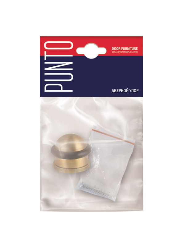 Упор Punto (Пунто) дверной напольный DFIX/F26 (DS PF-26) GP-5 золото