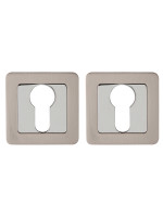 Накладка Punto (Пунто) под цилиндр ET.K.QR52 (ET QR) SN/CP-3 матовый никель/хром
