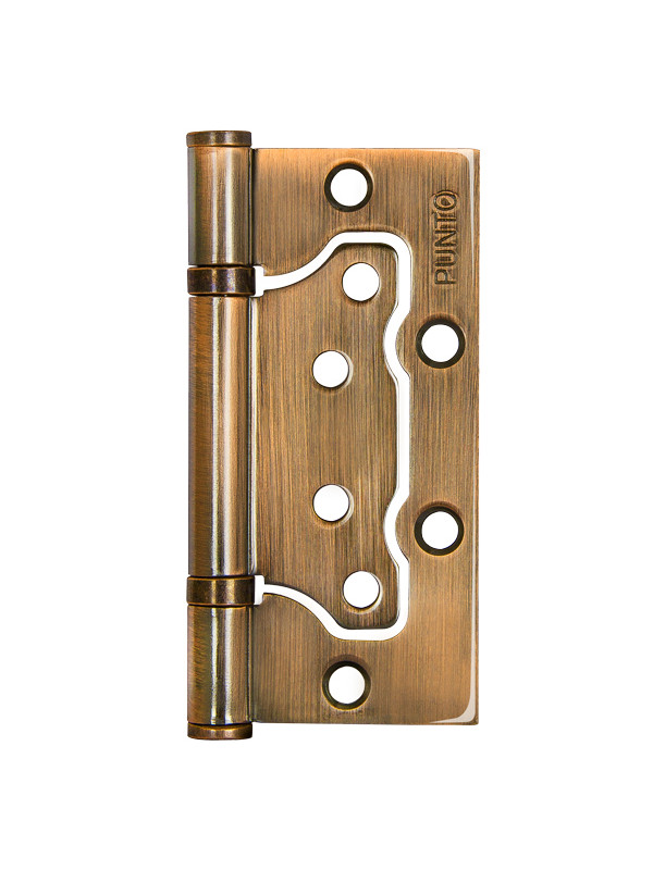 Петля Punto (Пунто) универсальная без врезки IN4200W CFB (200-2B 100x2,5) кофе глянец