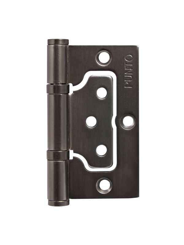 Петля Punto (Пунто) универсальная без врезки IN3200W GR (200-2B 75x2,5) графит
