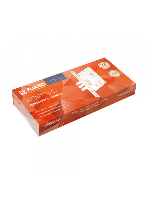 Корпус Fuaro (Фуаро) врезного замка MDV25/C-60.00.3R16