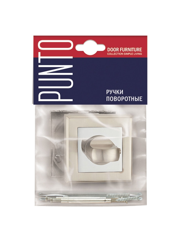Ручка Punto (Пунто) поворотная BK6.K.QL52 (BK6 QL) GR/CP-23 графит/хром