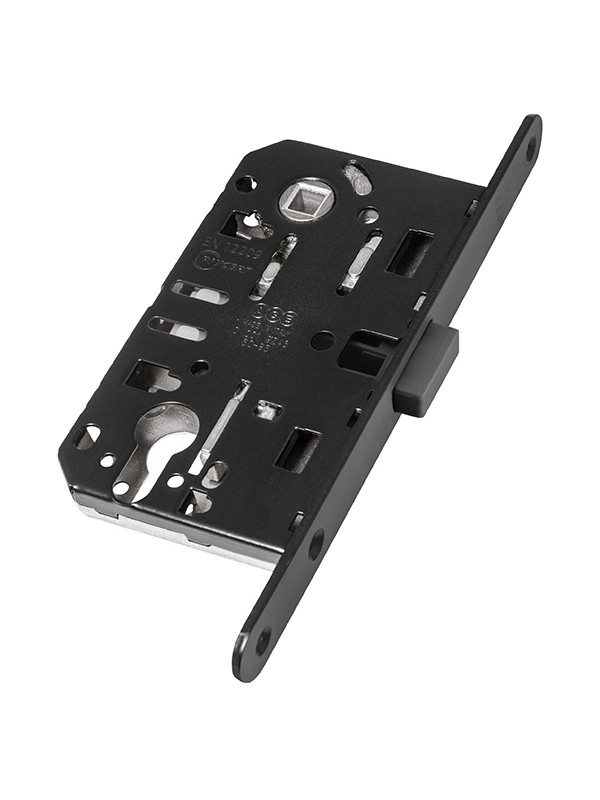 Корпус AGB (АГБ) врезного замка магнитный под цилиндр MEDIANA POLARIS B06103.50.93 (черный)