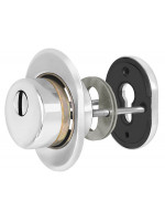 Броненакладка Fuaro (Фуаро) DEF.CRE/OV-set.9726 (DEF 9726) M6x90 врезная с чашкой CP-8 хром
