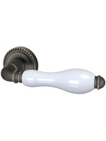Ручка Armadillo (Армадилло) раздельная Silvia CL1/HD ABL-18/WP-109 Темная медь/бел. фарфор
