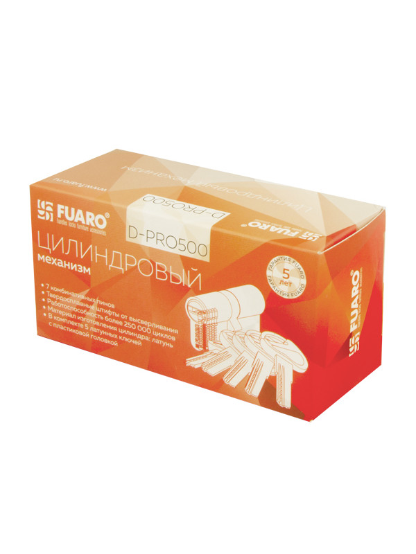 Цилиндровый Fuaro (Фуаро) механизм (D-PRO500/60) D-PRO5000Key60(25+10+25) CP хром 5Key
