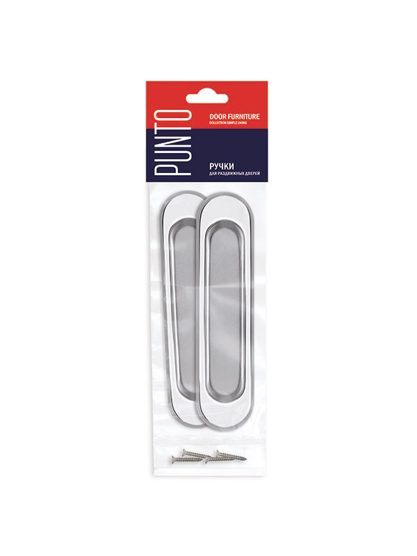 Ручка Punto (Пунто) для раздвижных дверей SH.SL152.010 (Soft LINE SL-010) СP хром
