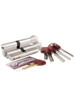Цилиндровый механизм Mottura (Моттура) с вертушкой DPC1F3636 S3 (72 мм/31+10+31) САТИН.НИКЕЛЬ, 5+1 кл.