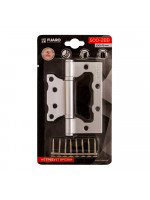 Петля Fuaro (Фуаро) универсальная без врезки IN4500W-BL PC (500-2BB/BL 100x2,5) перламутровый хром БЛИСТЕР