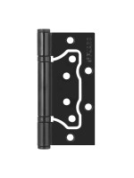 Петля Fuaro (Фуаро) универсальная без врезки IN4500W-BL BL (500-2BB/BL 100x2,5) черный матовый БЛИСТЕР