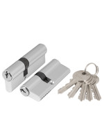 Цилиндровый Ajax (Аякс) механизм (AX100/70) AX1000Key70 (30+10+30) CP хром