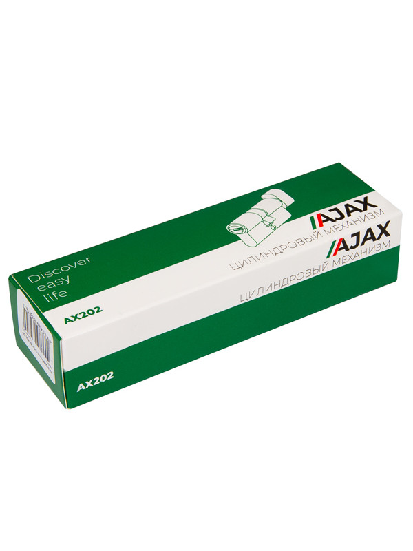 Цилиндровый Ajax (Аякс) механизм (AX202/80) AX2002Knob80 (30+10+40) CP хром с вертушкой