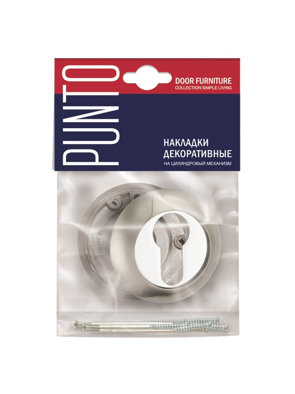 Накладка Punto (Пунто) под цилиндр ET.R.TL54 (ET TL) WH-19 белый