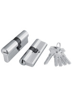 Цилиндровый Fuaro (Фуаро) механизм (200 ZA/80) 2000ZAKey80(30+10+40) CP хром 5Key