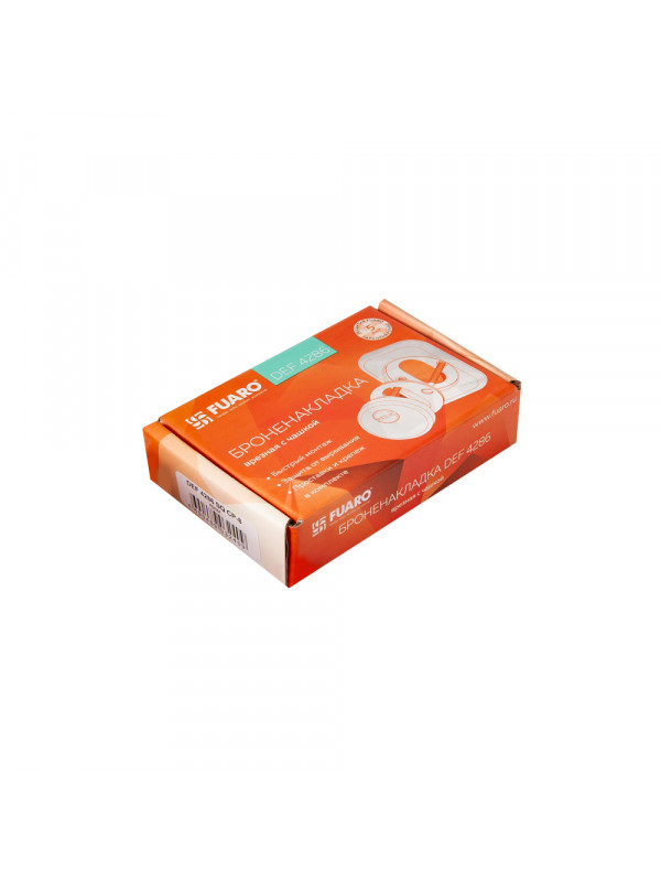 Броненакладка Fuaro (Фуаро) DEF.XL/K-EXT.4286 (DEF 4286 SQ XL) SSC-16 сатинированный хром