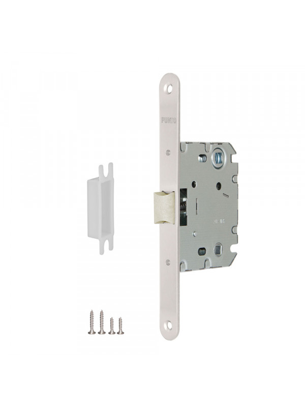 Защелка Punto (Пунто) PLASTPL70X-R20 (PL70X-R20 SN) (врезная) SN мат. никель упаковка