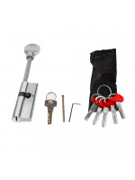 Цилиндровый Fuaro (Фуаро) механизм (D-PRO507-8) D-PRO5007-8Key75(40+10+25) CP хром 5+1Key со штоком перекод.